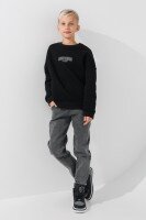 Світшот з принтом для хлопчика First Kids 3409 134 см Чорний (2000990755810D)  Фото №1