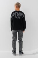 Світшот з принтом для хлопчика First Kids 3409 134 см Чорний (2000990755810D)  Фото №4