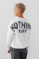 Світшот з принтом для хлопчика First Kids 3409 146 см Молочний (2000990755872D)  Фото №2