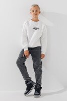 Світшот з принтом для хлопчика First Kids 3409 146 см Молочний (2000990755872D)  Фото №0