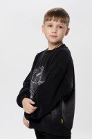 Світшот з принтом для хлопчика XZKAMI 23830 110 см Чорний (2000990106872W)  Фото №1