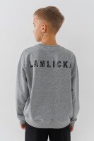 Свитшот с узором для мальчика Lizi 279 122 см Серый  Фото №2