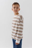 Світшот з візерунком унісекс First Kids 0067 146 см Бежевий  Фото №4
