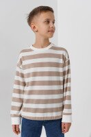 Світшот з візерунком унісекс First Kids 0067 146 см Бежевий  Фото №2