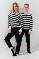 Світшот з візерунком унісекс First Kids 0067 146 см Чорний  Фото №0