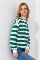Світшот з візерунком унісекс First Kids 0067 146 см Зелений  Фото №7