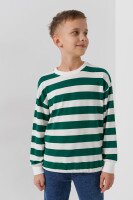Світшот з візерунком унісекс First Kids 0067 146 см Зелений  Фото №1