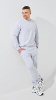 Купить Свитшот однотонный мужской GENUA G01217-0004 3XL Серый Артикул: 2000999473555 Миниатюра фотографии № 5