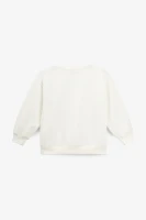 Свитшот однотонный для девочки First Kids 0129 116 см Молочный  Фото №0