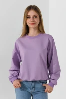 Світшот однотонний для дівчинки LAWA GBC02322 122 см Бузковий