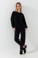 Свитшот однотонный для мальчика LAWA BBC02318 122 см Черный  Фото №7