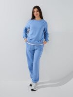 Купить Свитшот однотонный женский GENUA G01126-0008K XS Голубой Артикул: 2000999485831 Миниатюра фотографии № 2