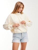 Купить Свитшот однотонный женский GENUA G01132-0006 S Молочный Артикул: 2000999607172 Миниатюра фотографии № 3