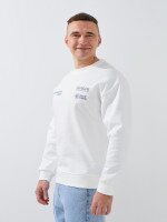 Купить Свитшот с принтом мужской GENUA G01217-0002 S Белый Артикул: 2000999533662 Миниатюра фотографии № 3