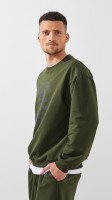 Купить Свитшот с принтом мужской LAWA P-MB02370 S Оливковый Артикул: 2000999563119 Миниатюра фотографии № 3