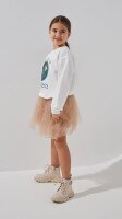 Купити Світшот з принтом дитячий Aura Style 1092 116 см Молочний Артикул: 2000999328411 Фото мініатюра № 4