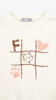 Світшот з принтом для дівчинки First Kids M-200 92 см Молочний  Фото №0