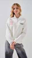 Купить Свитшот с принтом для девочки LAWA P-GB02341 158 см Молочный Артикул: 2000999385568 Миниатюра фотографии № 1
