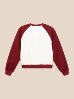 Купить Свитшот с принтом для девочки LAWA P-GB02348 128 см Молочно-бордовый Артикул: 2000999565281 Миниатюра фотографии № 10