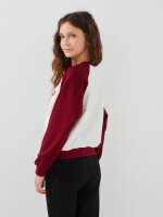 Купить Свитшот с принтом для девочки LAWA P-GB02348 128 см Молочно-бордовый Артикул: 2000999565281 Миниатюра фотографии № 4