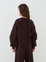 Купить Свитшот с принтом для девочки LAWA P-GT02304 128 см Коричневый Артикул: 2000999536328 Миниатюра фотографии № 4