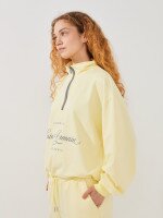 Купить Свитшот с принтом женский LAWA P-WB02412 S Лимонный Артикул: 2000999589102 Миниатюра фотографии № 3