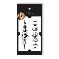 Тату Tattooshka &quot;Місяць і планети&quot; L-23 (5805800012865)