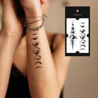 Тату Tattooshka &quot;Місяць і планети&quot; L-23 (5805800012865)  Фото №0