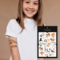 Тату набор Tattooshka &quot;Котики и собачки&quot; LB-145 (4825800010204)  Фото №0