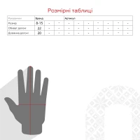 Термоперчатки для девочки A5970 8-15 Бирюзовый (2000990301383W)  Фото №5