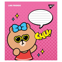 Зошит учнівський &quot;Line friends&quot; YES 766308 12 арк. (4823092274687)(SC)  Фото №2