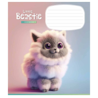 Зошит учнівський &quot;Little beasties&quot; Школярик 012-3248C 12 арк. (482000647045603248)(SC)