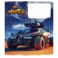 Зошит учнівський &quot;Monster cars&quot; Школярик 012-3243C 12 арк. (482000647045603243)(SC)  Фото №0