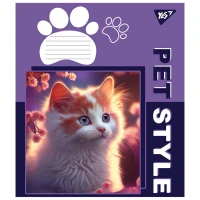 Тетрадь ученическая «Pet style» YES 766310 12 л. (4823092274700)(SC)  Фото №0
