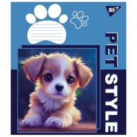 Тетрадь ученическая «Pet style» YES 766310 12 л. (4823092274700)(SC)  Фото №2
