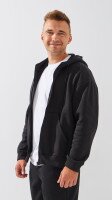 Толстовка однотонная мужская Demos 223 baza 6XL Черный  Фото №1