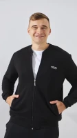 Купить Толстовка однотонная мужская GENUA 6898 2XL Черный Артикул: 2000999357855 Миниатюра фотографии № 3
