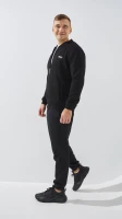 Купить Толстовка однотонная мужская GENUA 6898 2XL Черный Артикул: 2000999357855 Миниатюра фотографии № 4