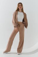 Толстовка однотонна для дівчинки LAWA GBC02329 122 см Бежевий  Фото №2