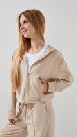 Толстовка однотонна для дівчинки LAWA K-GBC02301 122 см Бежевий  Фото №3