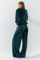 Толстовка однотонная женская LAWA K-WBC02303 XS Темно-зеленый  Фото №2