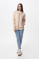 Толстовка однотонная женская Street 0923 XL Бежевый (2000990269089W)  Фото №4