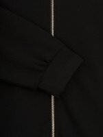 Купить Толстовка однотонная женская GENUA G01132-0007 L Черный Артикул: 2000999568763 Миниатюра фотографии № 3