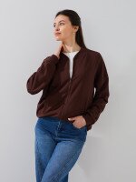 Купить Толстовка однотонная женская GENUA G01132-0008 XS Коричневый Артикул: 2000999544934 Миниатюра фотографии № 1