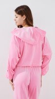 Купити Толстовка однотонна жіноча LAWA K-WBC02303 XS Рожевий Артикул: 2000999447549 Фото мініатюра № 6