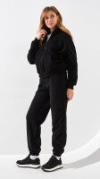 Купить Толстовка однотонная женская On me 290 42 Черный Артикул: 2000999349393 Миниатюра фотографии № 4