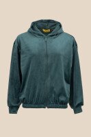 Толстовка однотонная женская LAWA K-WBC02303 XS Темно-зеленый  Фото №4