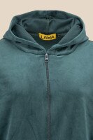 Толстовка однотонная женская LAWA K-WBC02303 XS Темно-зеленый  Фото №5