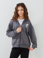 Купить Толстовка с принтом для девочки LAWA P-GB02343 140 см Графитовый Артикул: 2000999564109 Миниатюра фотографии № 1