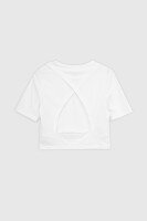 Топ фитнес однотонный женский Tommy life 97265 L Белый (2000989973225A)  Фото №6